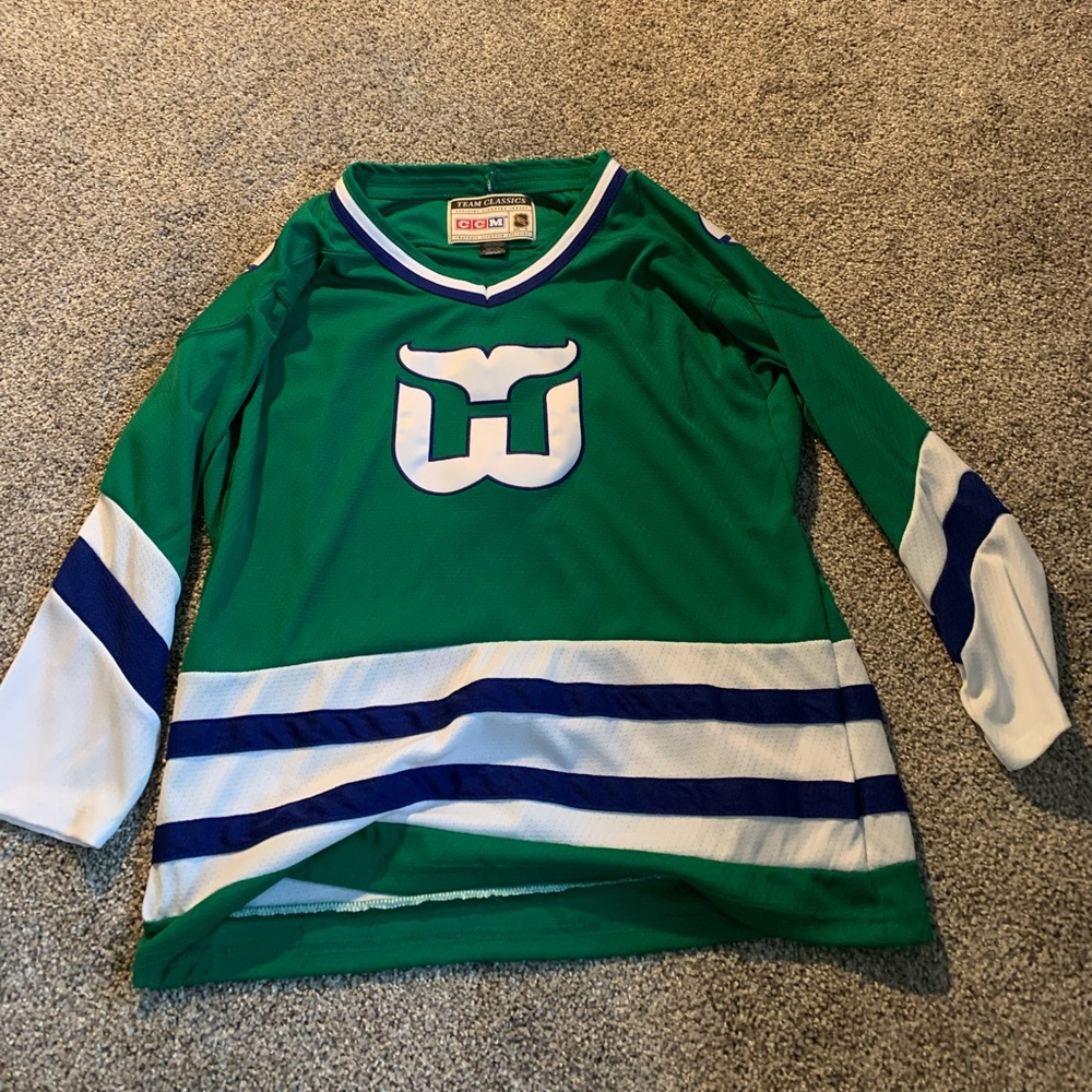 Hartford Whalers Youth L/XL CCM Jersey